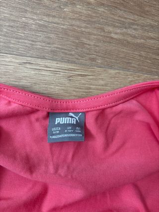 Conjunto Puma rosa top y shorts