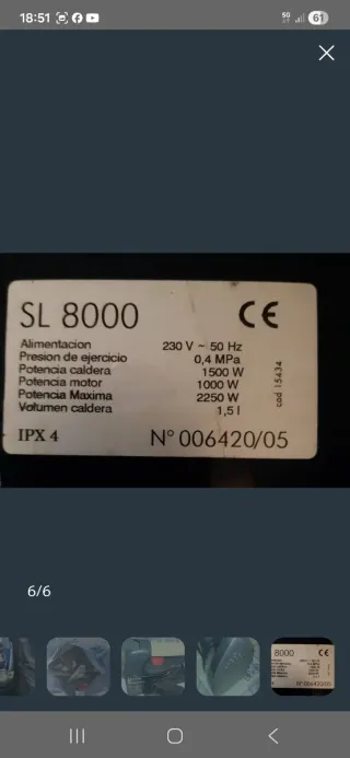 Vaporeta Aqualimpia Mercedes