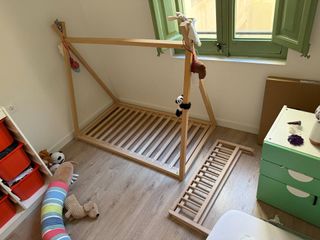 Cama Montessori Madera Natural