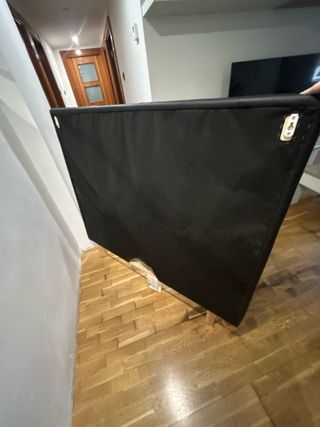 Cabecero de polipiel negro