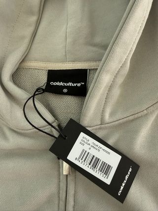 Sudadera Cold Culture Gris con Cremallera