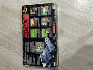 Consola Super Nintendo SNES con caja y manuales