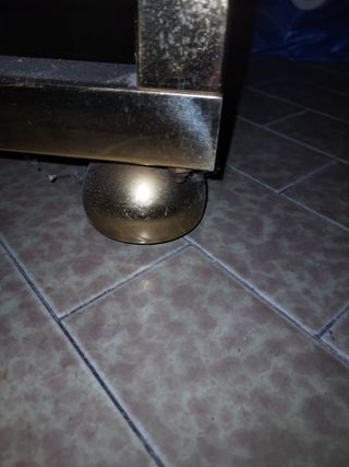 Tavolino/Carrello porta TV vetro e metallo