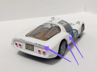 Auto-pilen Porsche Carrera 6