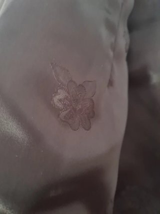 Chaqueta de piel auténtica marrón
