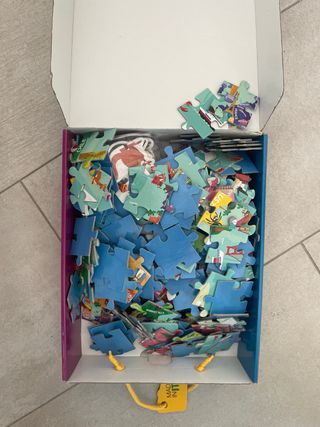Puzzle Mundo Headu 216 Piezas + Animales 3D