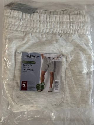 Pantalón corto chándal LIVERGY Talla L