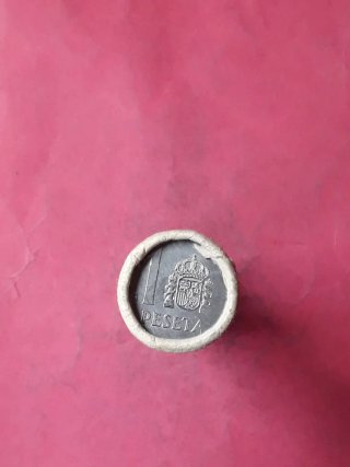 CARTUCHO FNMT 1 PESETA 1985.50 MONEDAS SIN CIRCULA