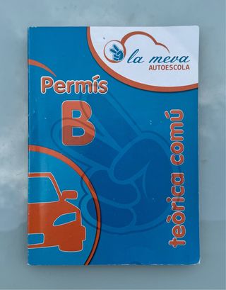 Libro Permiso B coche teórico.Nuevo a estrenar