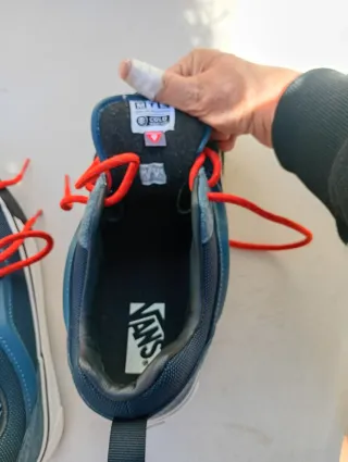 Zapatillas Vans Talla 40 Azul/Rojo