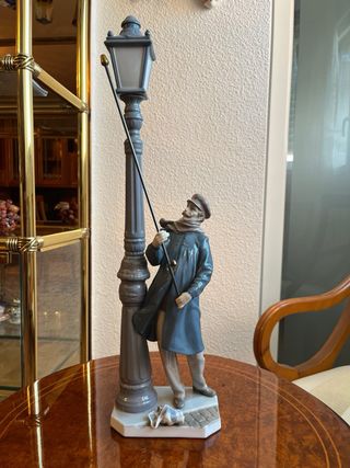 Figura Lladró El Farolero Auténtica