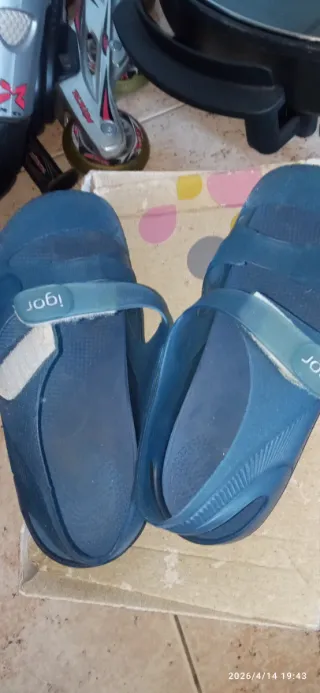 Sandalias Igor niño azul talla 31