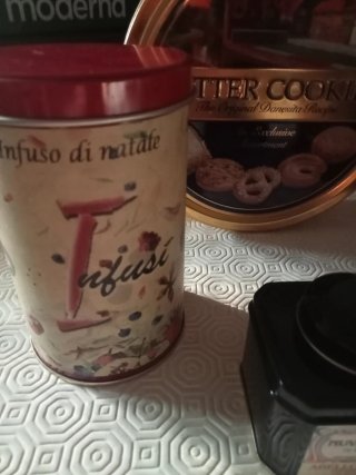 Set 6 Scatole Latta Vintage