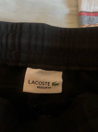 Pantalón Chándal Lacoste Negro