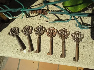 llaves antiguas latón