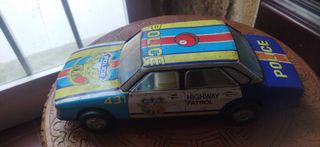 Coche Policía Metálico Román Años 60