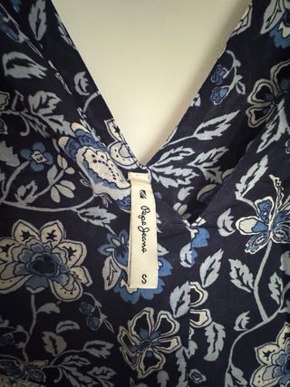 Vestido largo estampado floral