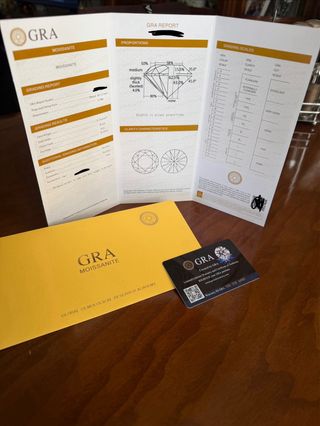 Pulsera Moissanite Negro 0.28ct 4mm