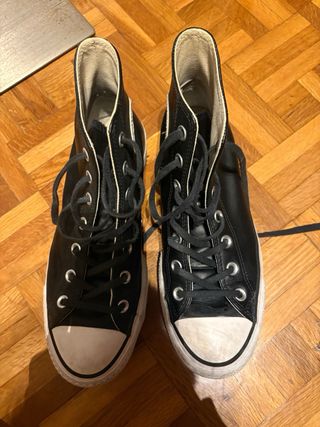 Converse Plataforma Talla 39 Negras