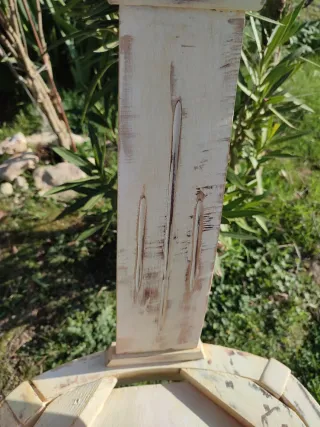 Silla Macetero Jardín Madera haya