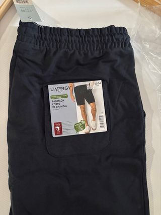 2 Pantalones Cortos Chándal LIVERGY Talla L