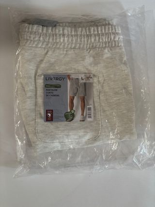 2 Pantalones Cortos Chándal LIVERGY Talla L