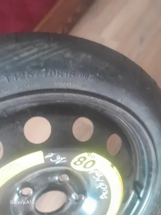 Rueda de repuesto Audi/Seat volkswagen touran T125