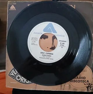 Vinile 45 giri Eric Carmen All By Myself