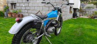 Bultaco Sherpa Trial Moto Azul/Plata