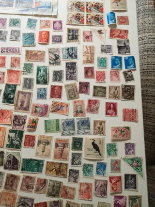 Colección de sellos de correos