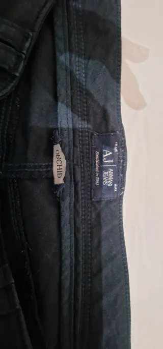 Pantalón Armani Jeans Negro Talla 29