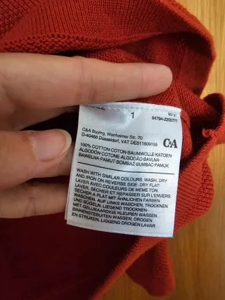 Jersey C&A Hombre Talla L Rojo