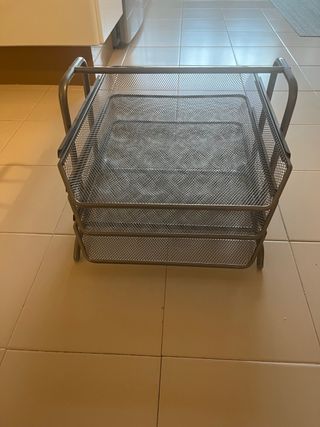 Organizador de documentos Ikea metálico