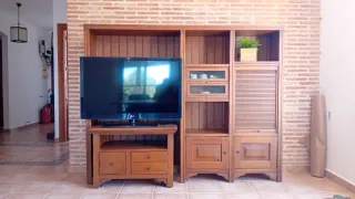 Mueble de salón roble macizo