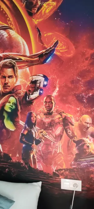 Lona Vinílica Superhéroes Marvel Realista
