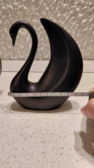 Oggetto d'arredo coppia Cigni