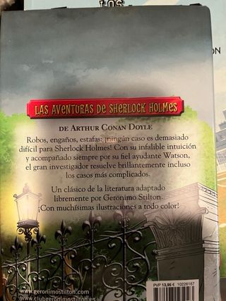 Dos libros de Geronimo Stilton Veinte mil