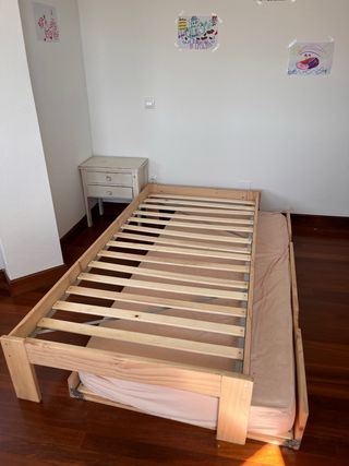 Cama nido 90cm lufe con colchones