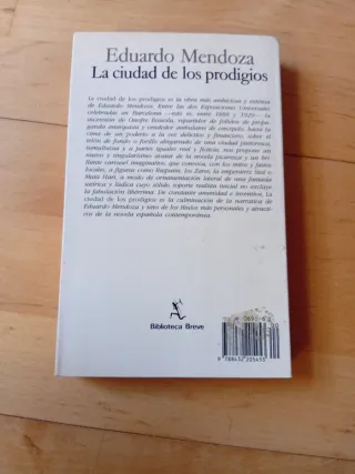 La ciudad de los prodigios. Novela.