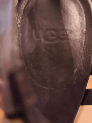 Sandalias negras plataforma tacón madera