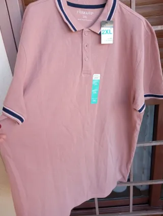 Camisa Polo Primark Hombre Talla XXL Rosa