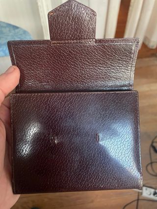 Billetera cuero UBRIQUE marrón