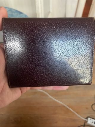 Billetera cuero UBRIQUE marrón