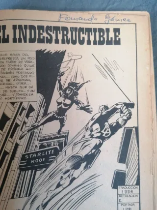 Dan Defensor Taco Marvel Comics 1972