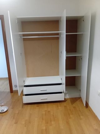 Armario modular blanco 3 puertas