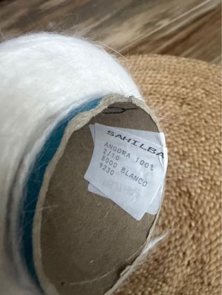 Carrete Angora 100% Sahilba Blanco