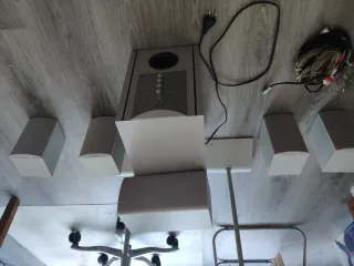 Equipo Sonido Hi-Fi 5.1 Gris/Blanco