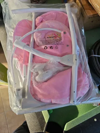 Columpio bebé 3en1 rosa