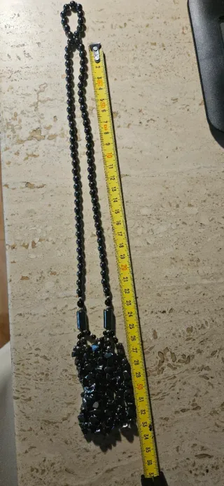 Conjunto Vintage Hematita - 164g Piedra Natural