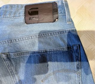Pantalón corto G-Star Raw azul. Talla 34.